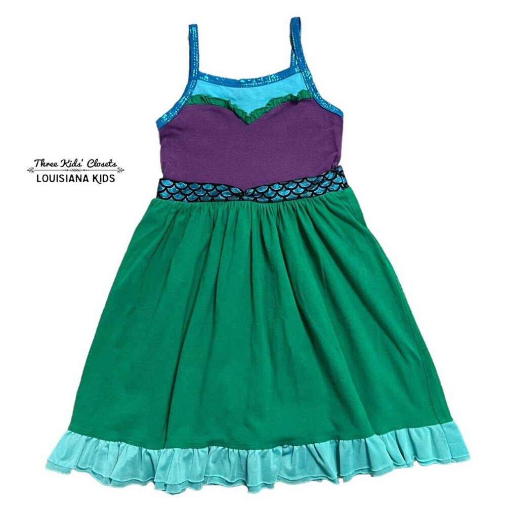 Placard Originals Sz 6 Ariel Little Mermaid Dress